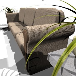 sofa furniture 3d model