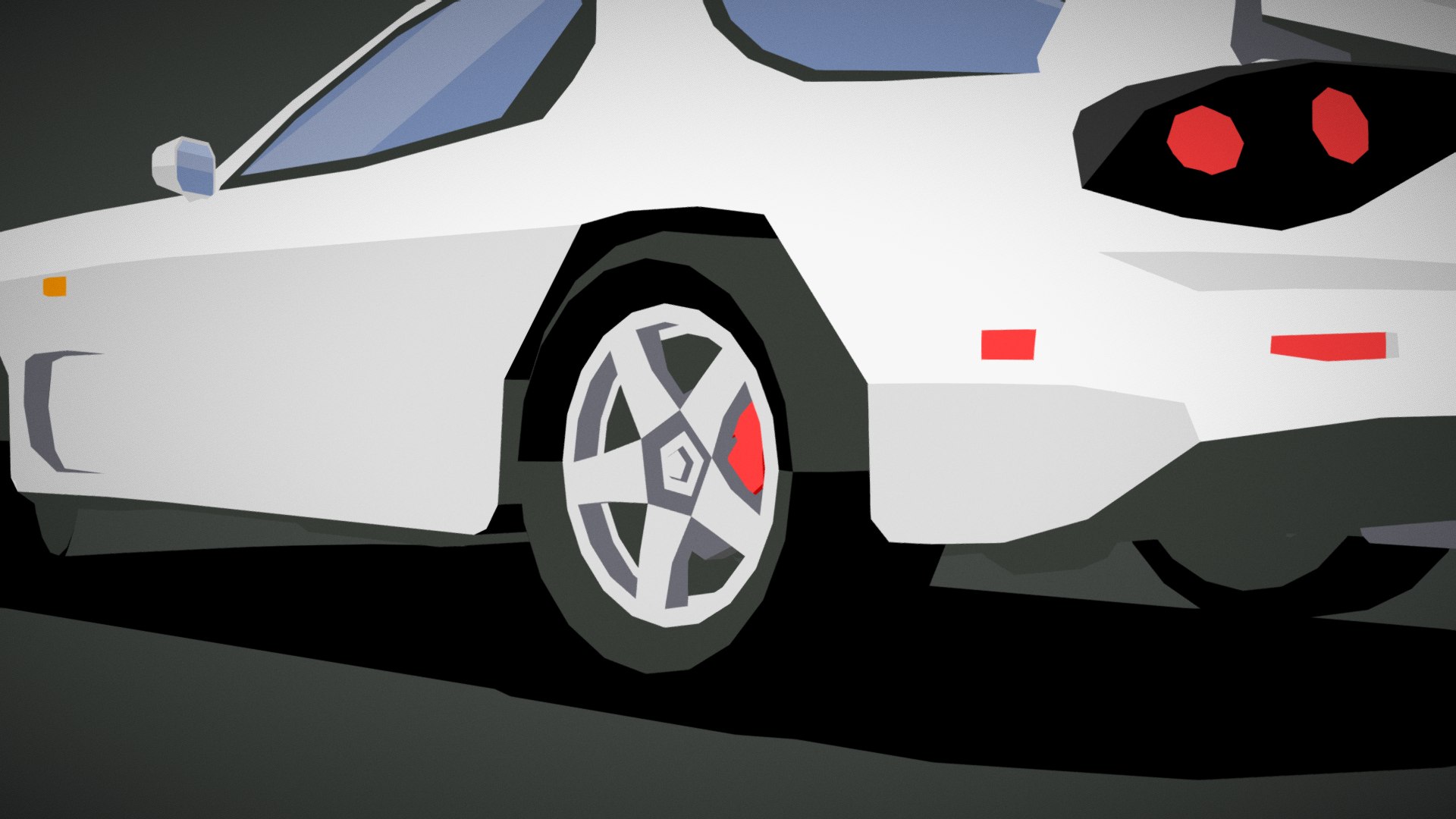 3D Mazda RX7 Stylised Model - TurboSquid 2023249