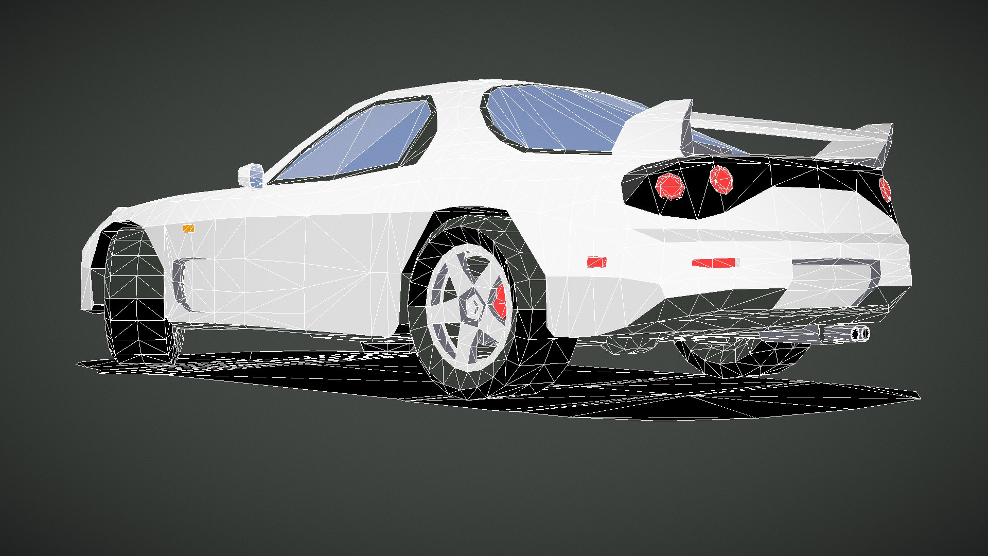 3D Mazda RX7 Stylised Model - TurboSquid 2023249