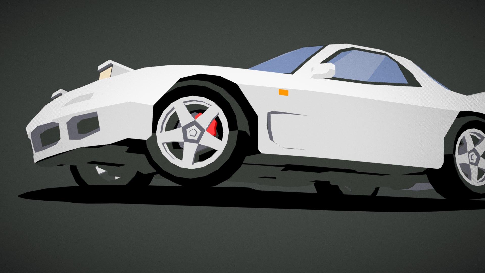 3D Mazda RX7 Stylised Model - TurboSquid 2023249