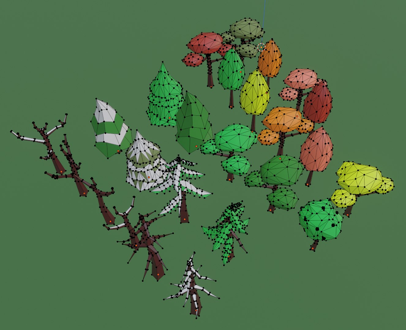 Landscape Assets Pack Low-poly 3D Model 3D Model - TurboSquid 2158536