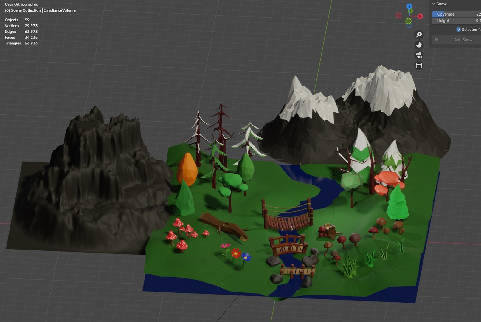 Landscape Assets Pack Low-poly 3D Model 3D Model - TurboSquid 2158536