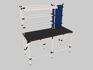 3d model work bench