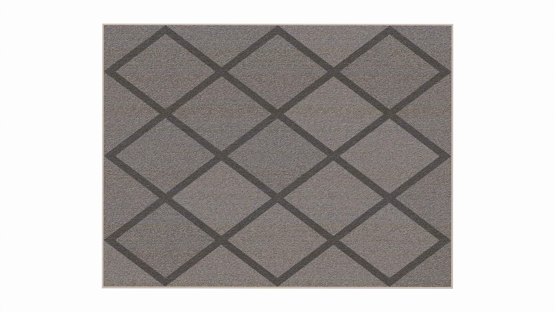 3D Indoor Soft Rug Rectangle Carpet Grey - TurboSquid 2176937