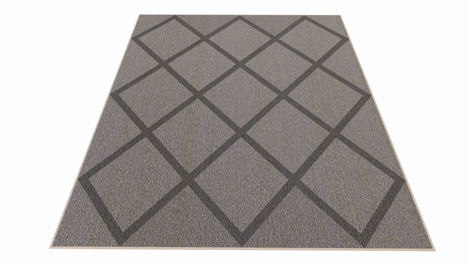 3D Indoor Soft Rug Rectangle Carpet Grey - TurboSquid 2176937