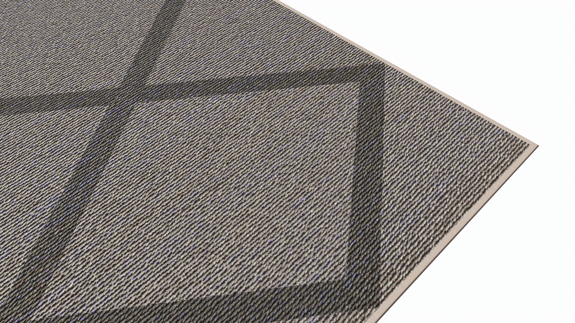 3D Indoor Soft Rug Rectangle Carpet Grey - TurboSquid 2176937