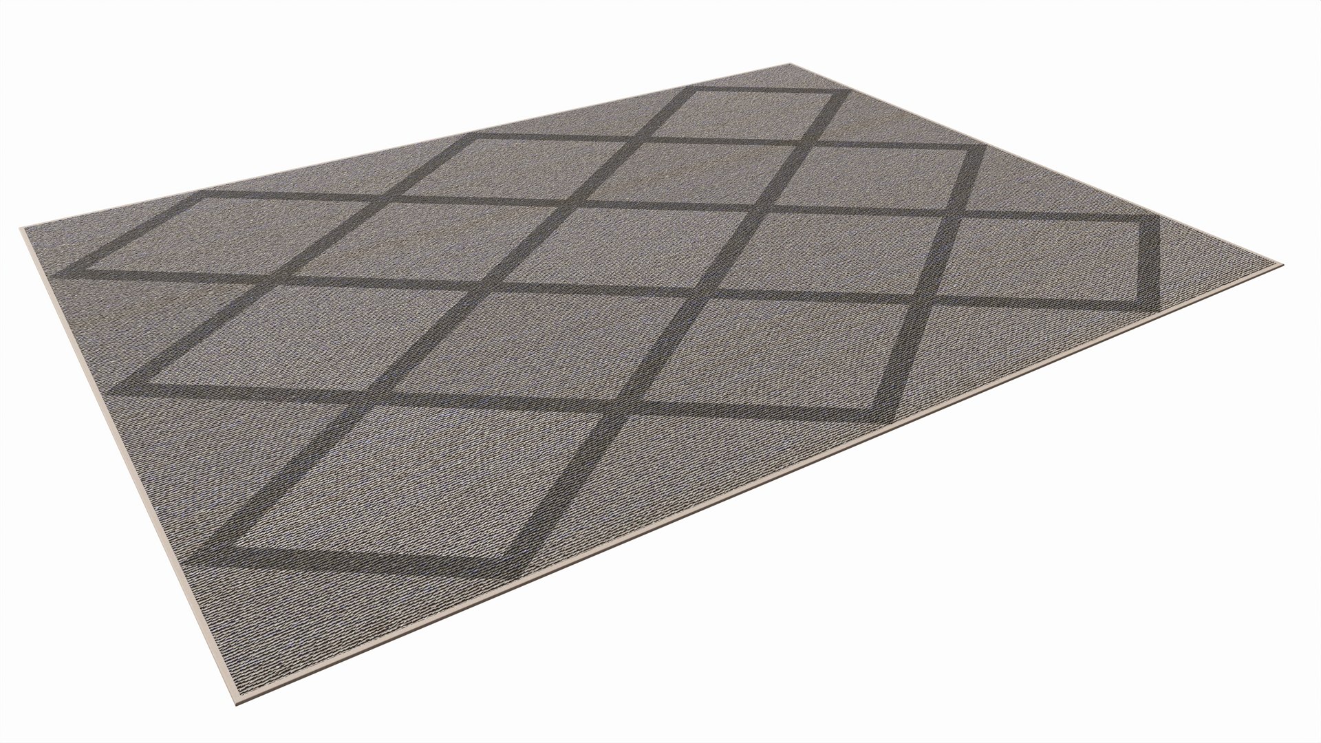 3D Indoor Soft Rug Rectangle Carpet Grey - TurboSquid 2176937