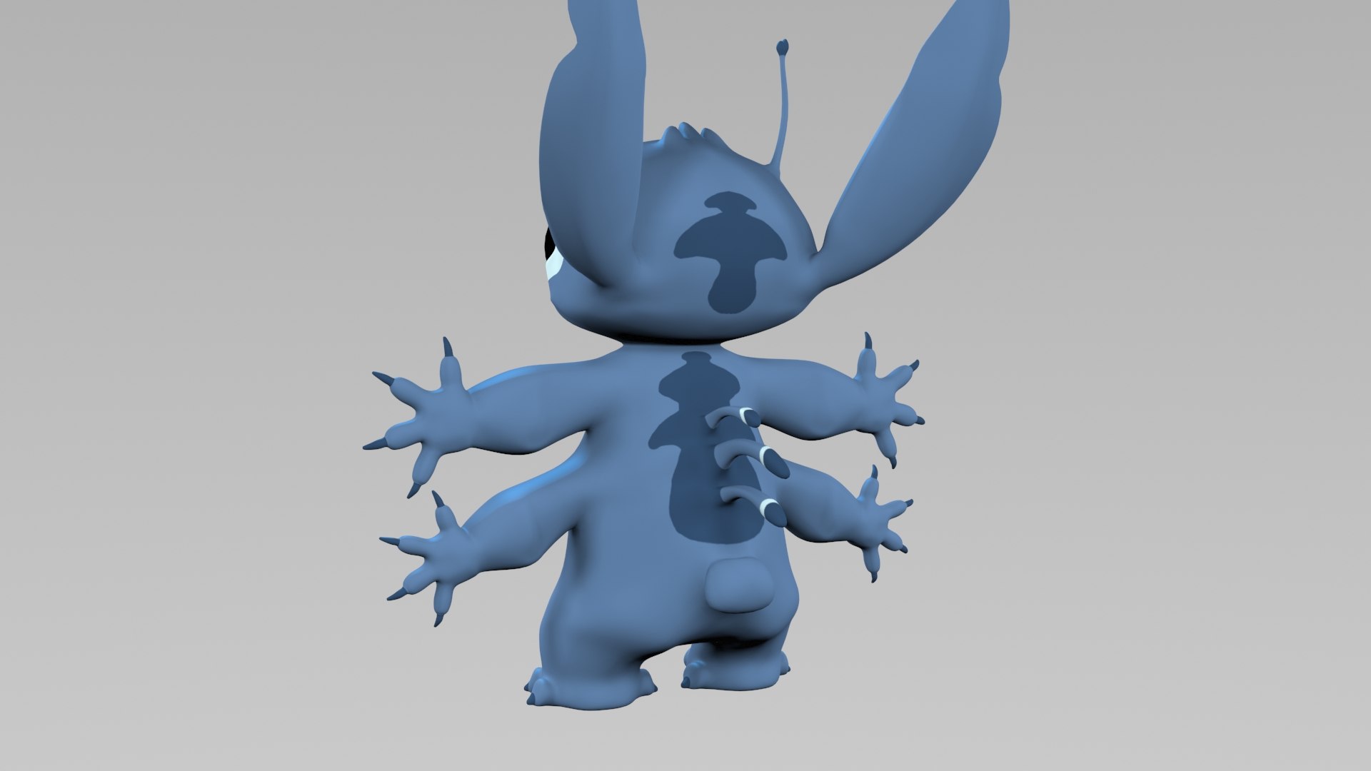 cartoon character stitch 626 3d 3ds