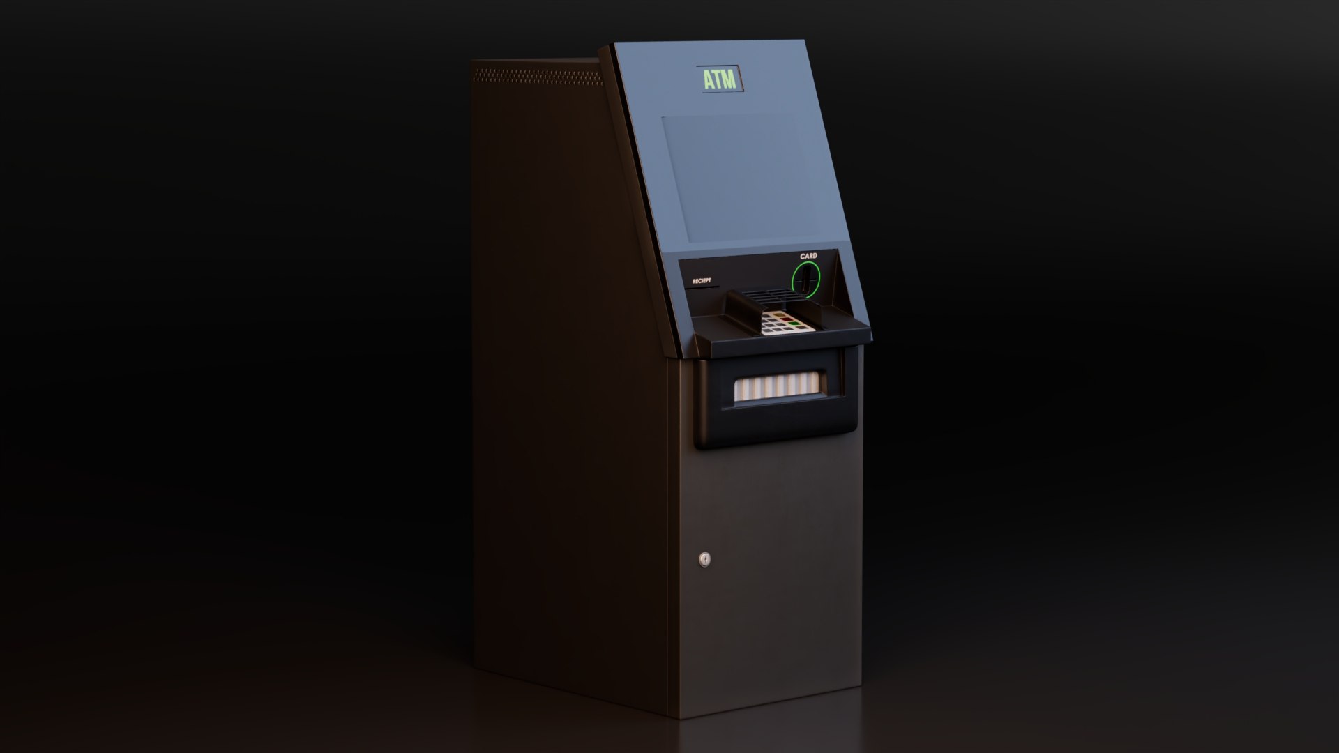 3D Model ATM Machine - TurboSquid 2383274