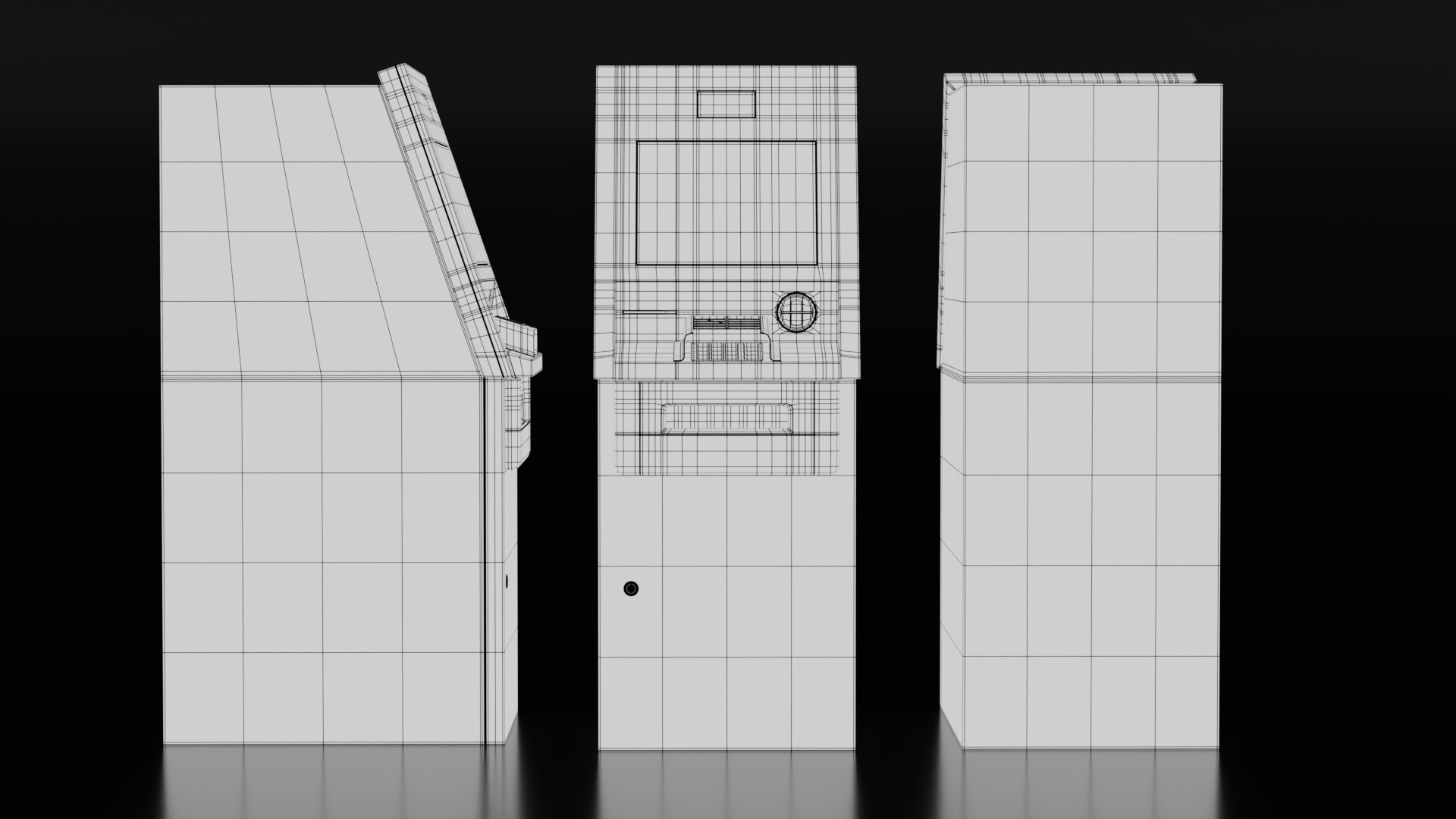 3D Model ATM Machine - TurboSquid 2383274