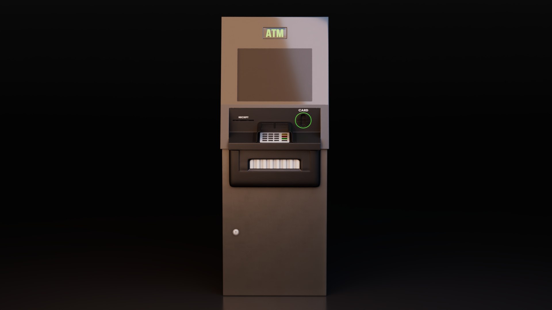 3D Model ATM Machine - TurboSquid 2383274