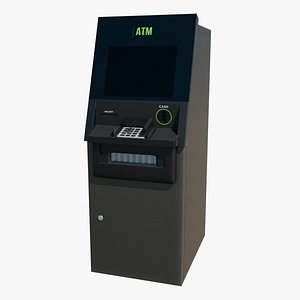 3D model ATM Machine