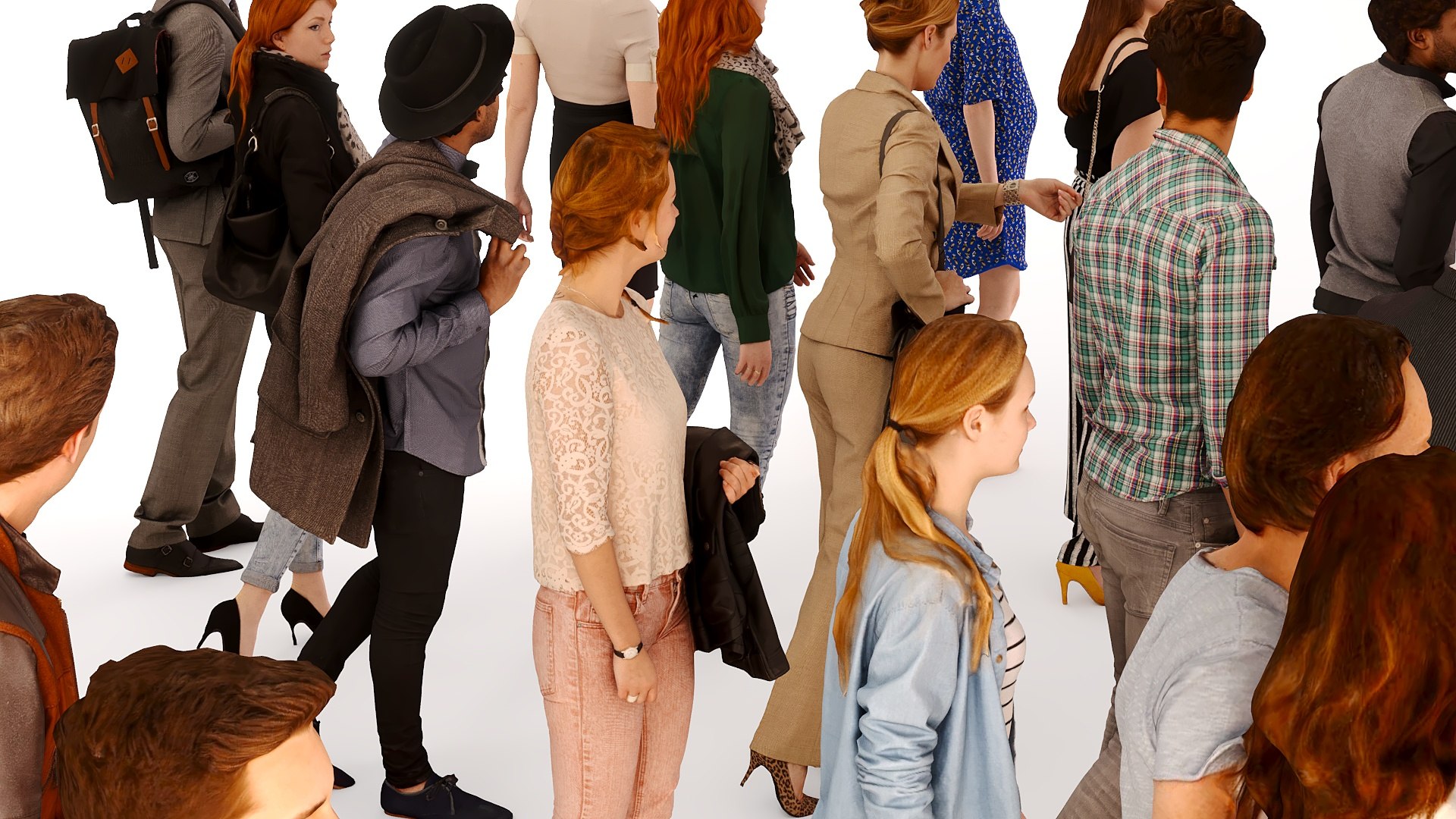 3D Model People In Clothes 01 - TurboSquid 2383527