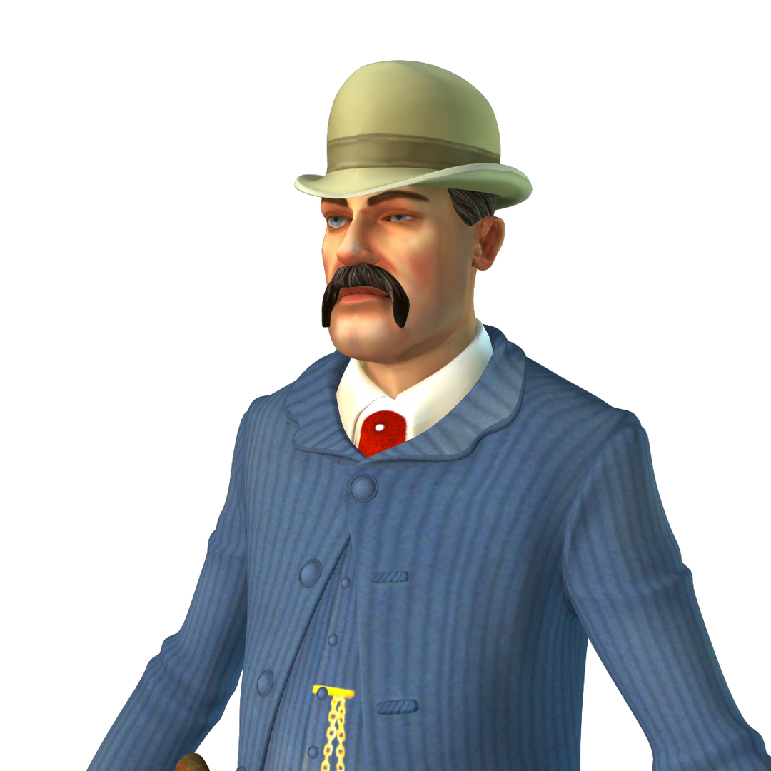 Bat Masterson Man 3D Model - TurboSquid 1201462