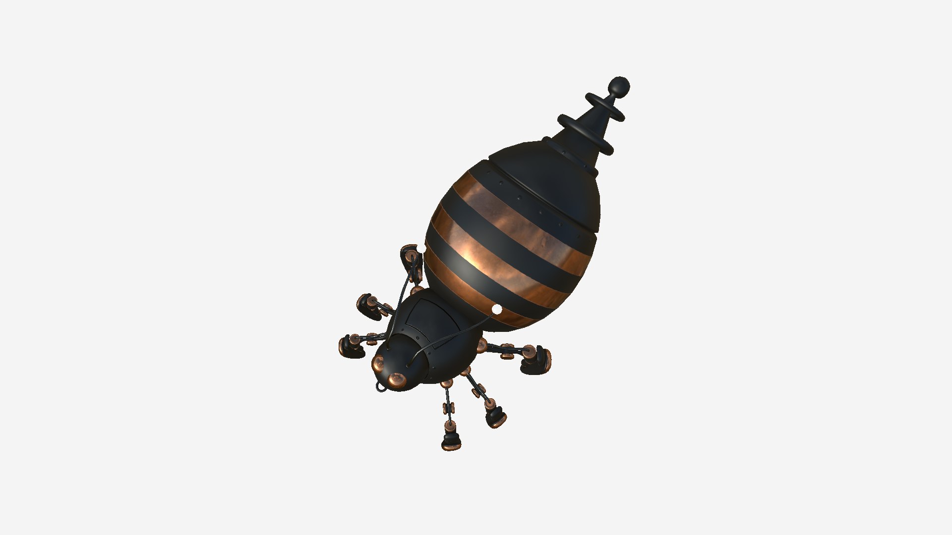 Cute Robot E04 Black Bronze - SciFi Character Design 3D model https://p.turbosquid.com/ts-thumb/we/h5EIVS/3p/r44/png/1648491259/1920x1080/fit_q87/66541ce40fc4e3e3a39b96a431140b6e2c47224a/r44.jpg