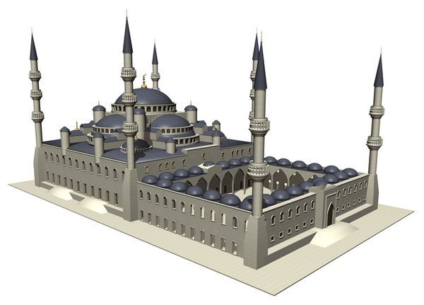 Cinema4d Blue Mosque