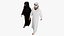 Qatari couple walking