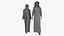 Qatari couple walking
