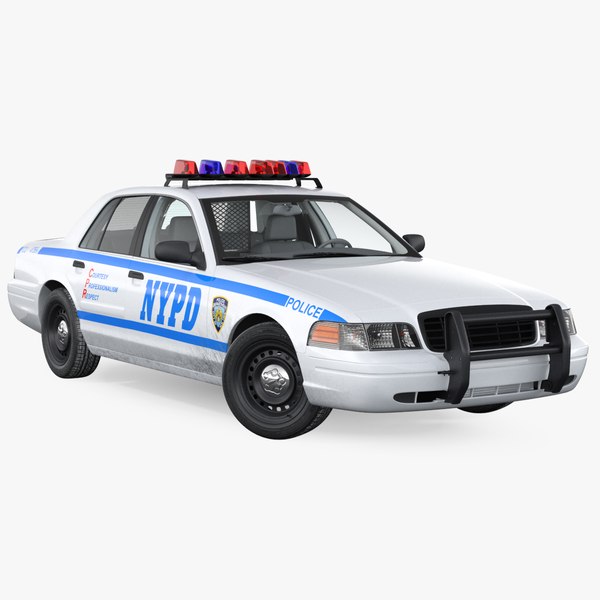 generic police car nypd 3D model