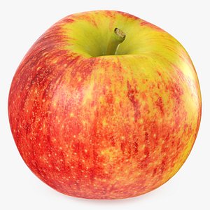 Large Gala Apple 01 3D model