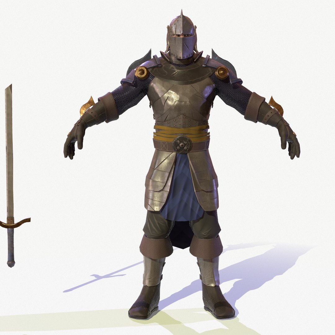 3D Model Knight - TurboSquid 1786163
