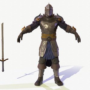 3D model Knight