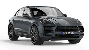 Porsche Macan 2020 3D model