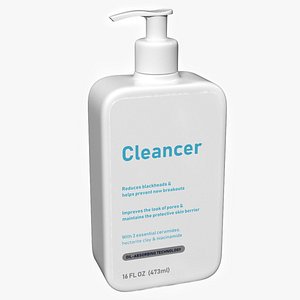 Cleanser Dispenser Bottle 473 ml model
