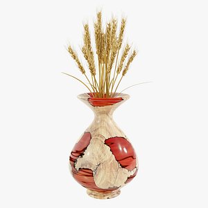 wood vase 3D model