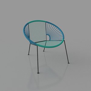 Wire outdoor lounge chair