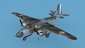 3D Douglas DB-7 Boston Mk I V06 France Vichy model