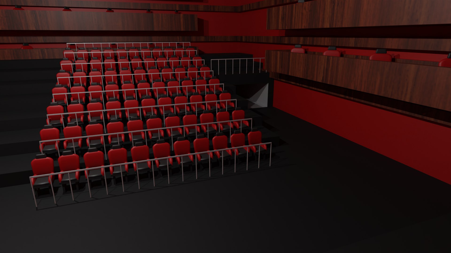 3D Theater Hall Interior - TurboSquid 2159616
