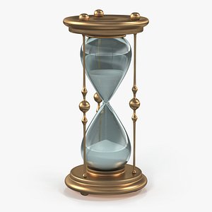 Classic Elegant Hourglass with White Sand