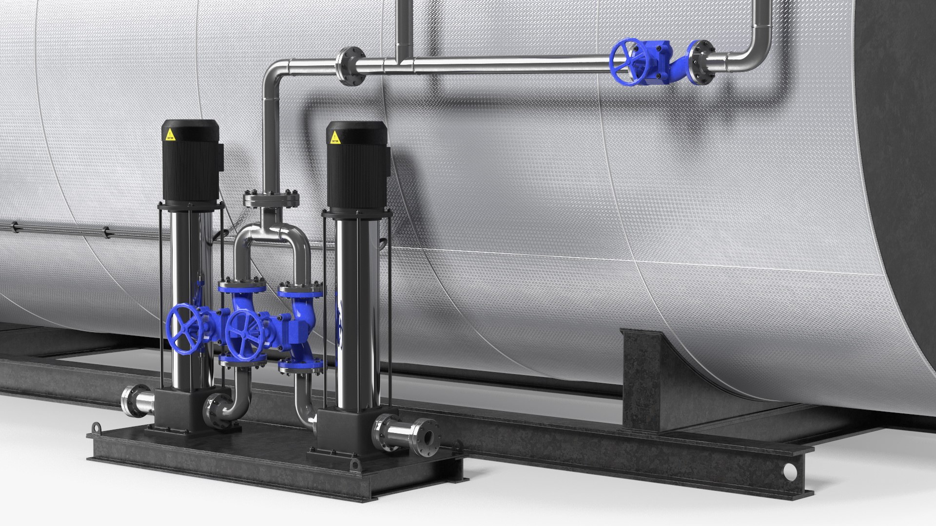 Industrial Horizontal Boiler 3D - TurboSquid 2246971