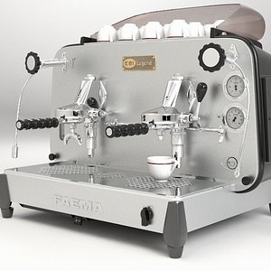 3D italian coffee machine model