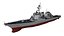 Arleigh Burke Class Destroyer Variations 3D