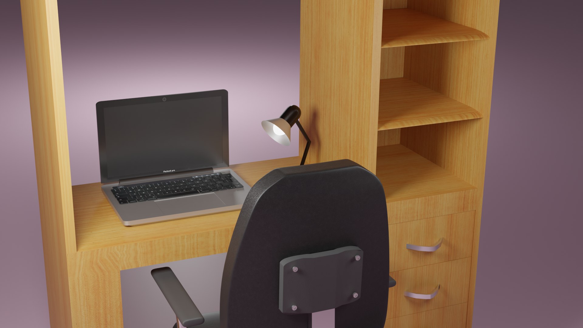wood desk black chair 3D model https://p.turbosquid.com/ts-thumb/wf/5k7Db4/to/referenceimagelightwooddeskwithblackchair2/png/1608139353/1920x1080/fit_q87/a8533fcd306d0ec0f792e4e07cd38c0439094f1a/referenceimagelightwooddeskwithblackchair2.jpg