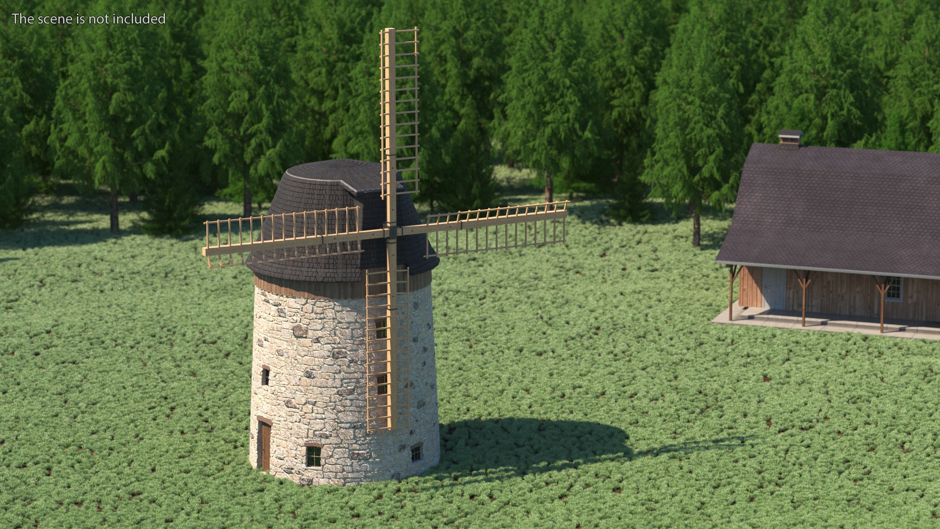 Windmill 3D Model - TurboSquid 2046413
