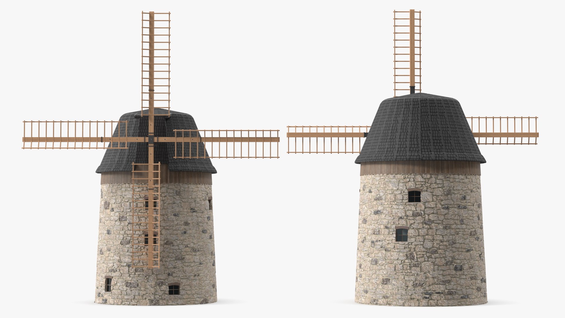Windmill 3D Model - TurboSquid 2046413
