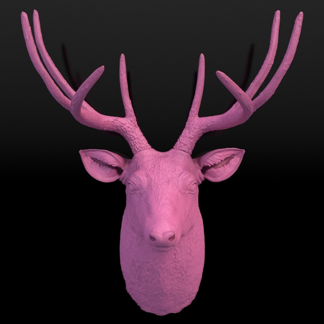 3d white faux taxidermy deer https://p.turbosquid.com/ts-thumb/wf/6LurMV/DptpOQOu/wft04_pink/jpg/1389634135/1920x1080/fit_q87/1ab32c906a63dd4c3a415c7fd9ecc77b82dc4097/wft04_pink.jpg