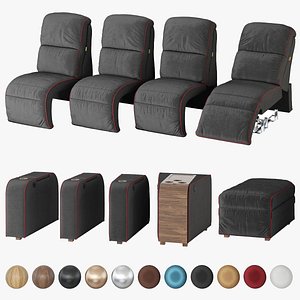 Moovia Dallas sections - Home Theater Seating