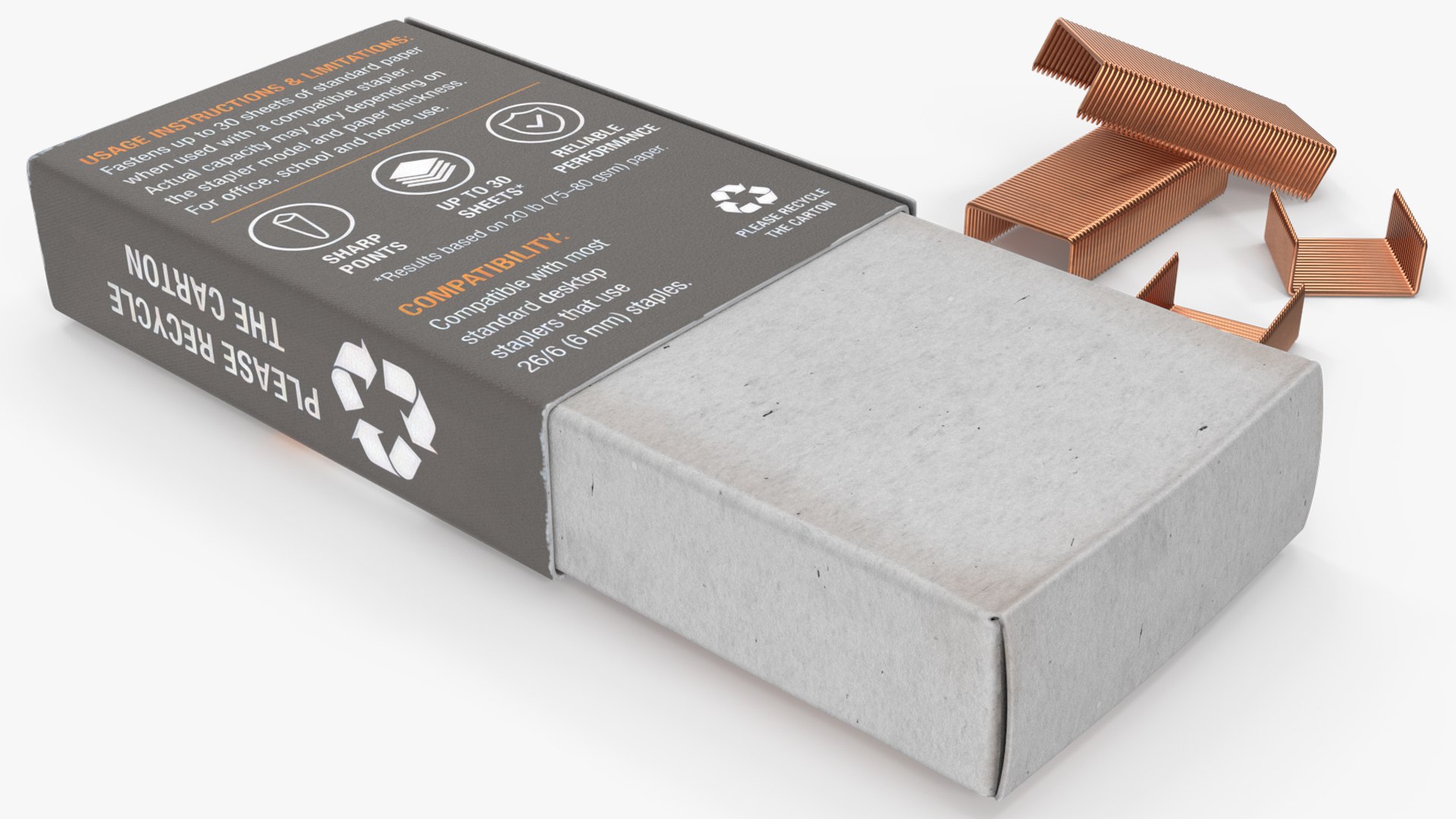 Copper Paper Staples Package 3D model https://p.turbosquid.com/ts-thumb/wf/9mDVKr/Zb/copper_paper_staples_package_007/jpg/1786046692/1920x1080/fit_q87/97ba60c3c74c1490106500f920309810f33816eb/copper_paper_staples_package_007.jpg