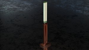 3D floor lamp