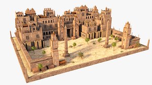 Fantasy Arab Houses 3D model