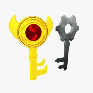 3d model keys zelda video