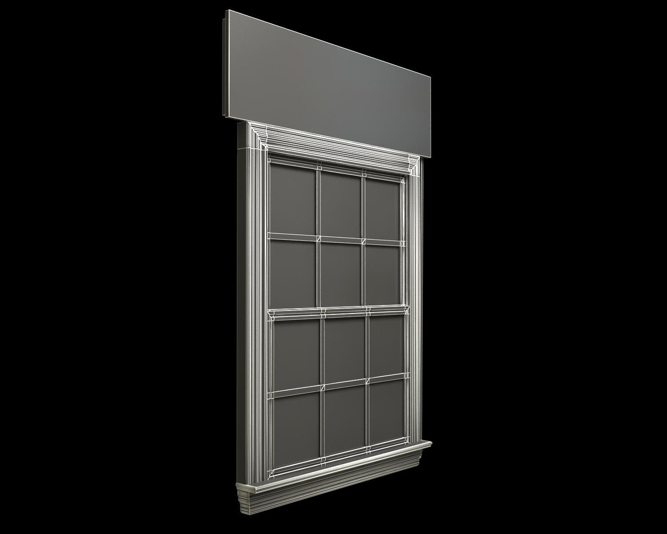 3d Window Elements Model