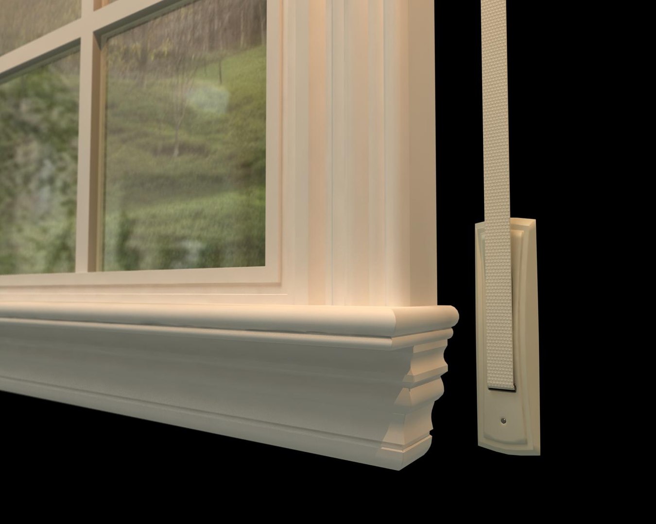 3d Window Elements Model