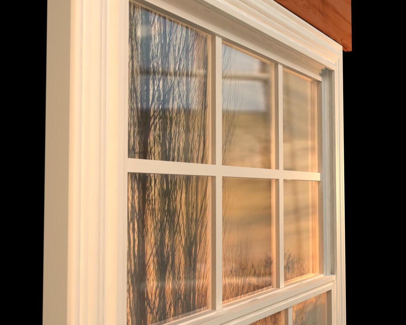 3d Window Elements Model