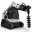 Compact Tracked Loader with Auger