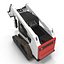 Compact Tracked Loader with Auger